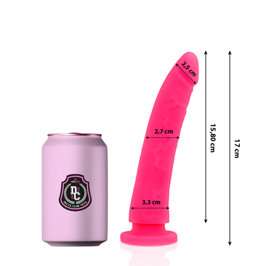 DELTA CLUB - SPIELZEUG MEDIZINISCHER SILIKONDILDO ROSA 17 CM -O- 3 CM