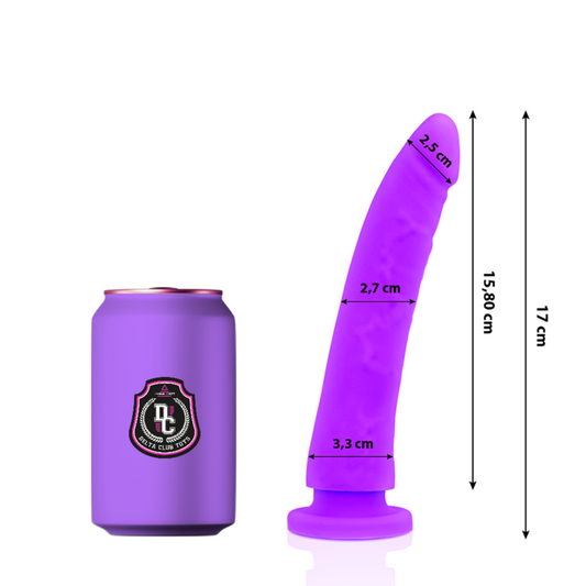 DELTA CLUB - SPIELZEUG MEDIZINISCHER DILDO LILA SILIKON 17 CM -O- 3 CM