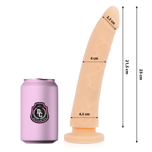 DELTA CLUB - TOYS NATÜRLICHER MEDIZINISCHER SILIKONDILDO 23 CM -O- 4,5 CM