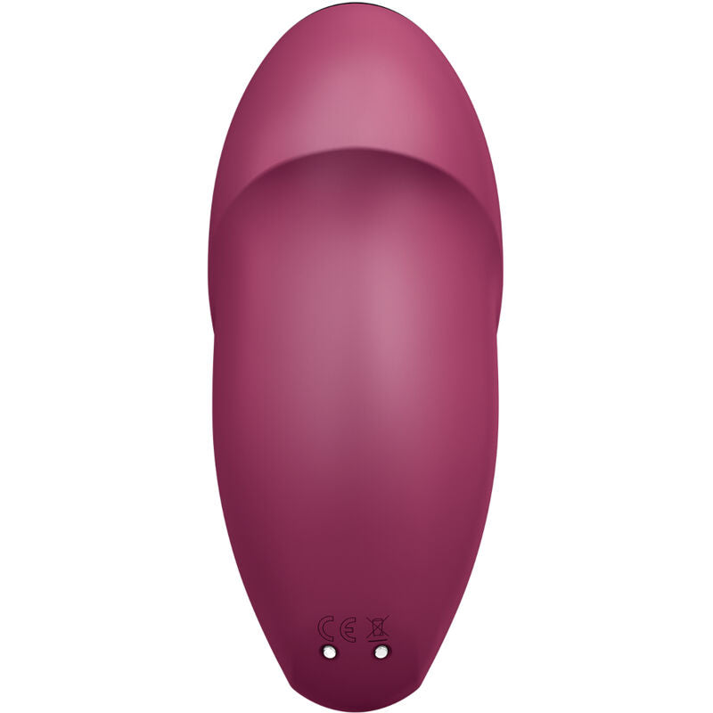 SATISFYER - TAP & CLIMAX 1 ROTER AUFLEGVIBRATOR