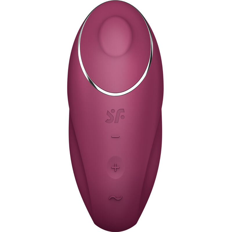 SATISFYER - TAP & CLIMAX 1 ROTER AUFLEGVIBRATOR