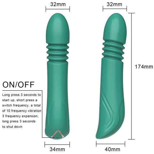 ARMONY – GRÜNER G-SPOT-VIBRATOR UND SCHUB