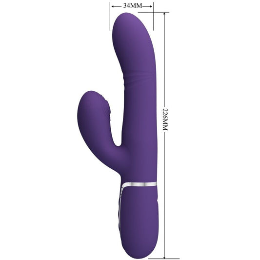 PRETTY LOVE - G-SPOT LILA MULTIFUNKTIONSVIBRATOR