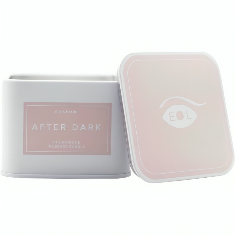 EYE OF LOVE – NACH Einbruch der Dunkelheit Massagekerze für Frauen, 150 ml