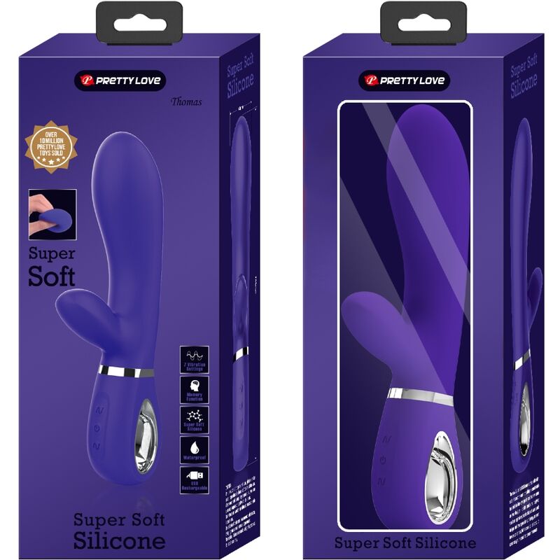 PRETTY LOVE - G-SPOT THOMAS PURPLE MULTIFUNKTIONSVIBRATOR
