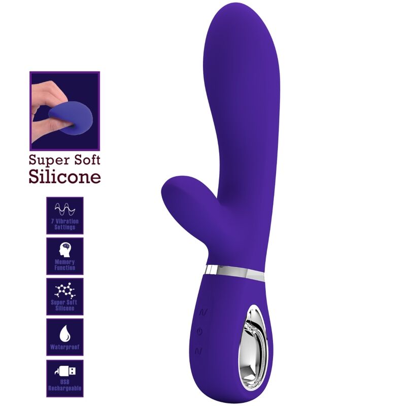 PRETTY LOVE - G-SPOT THOMAS PURPLE MULTIFUNKTIONSVIBRATOR