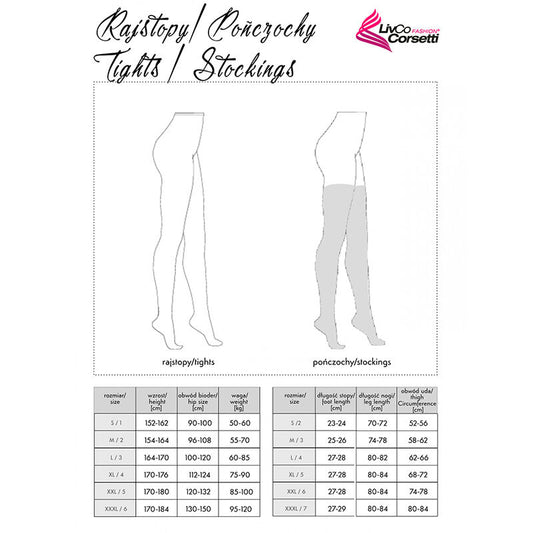 LIVCO CORSETTI FASHION - MORJAMA LC XG019 SCHWARZ EINE GRÖSSE