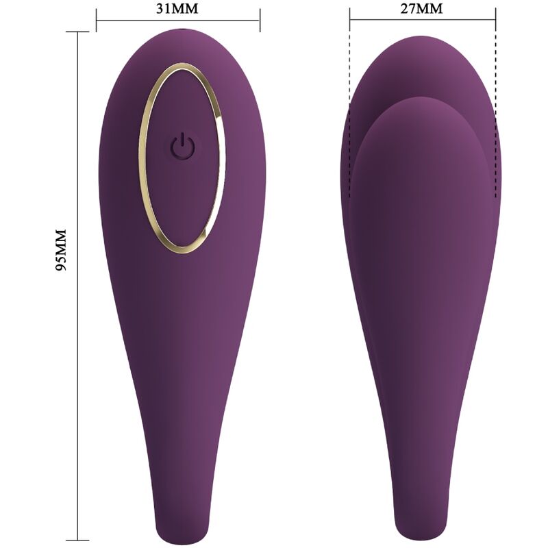 PRETTY LOVE - AUGUST GLOBAL DISTANCE DOUBLE PLEASURE VIBRATOR