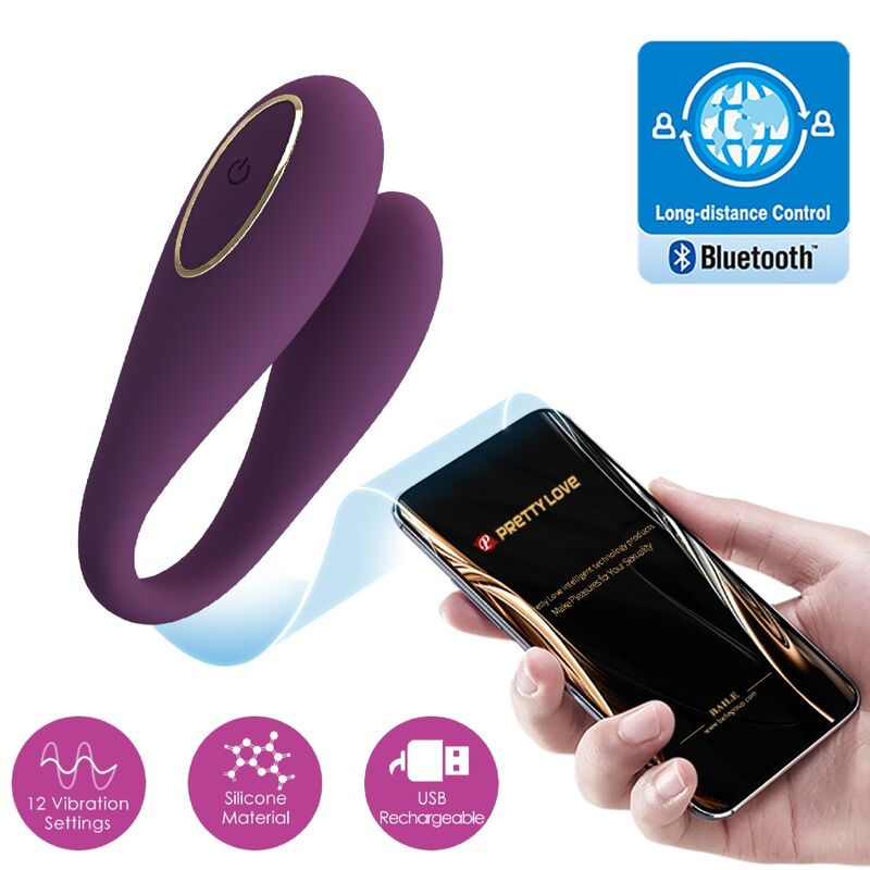 PRETTY LOVE - AUGUST GLOBAL DISTANCE DOUBLE PLEASURE VIBRATOR