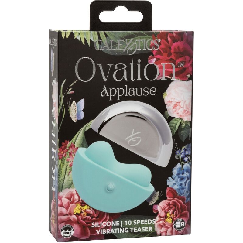CALEXOTICS – OVATION DAPLAUSE STIMULATOR AQUA GREEN