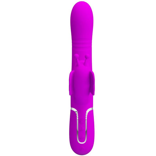 PRETTY LOVE - 4-IN-1-KANINCHEN-MULTIFUNKTIONSVIBRATOR FUCHSIA-SCHMETTERLING