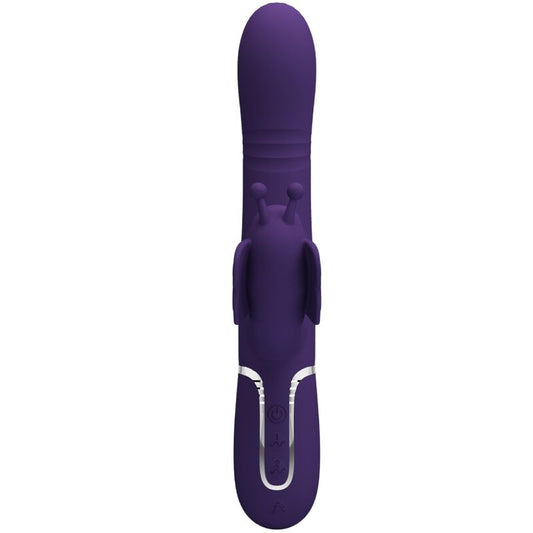 PRETTY LOVE - 4 IN 1 KANINCHEN-MULTIFUNKTIONSVIBRATOR LILA SCHMETTERLING