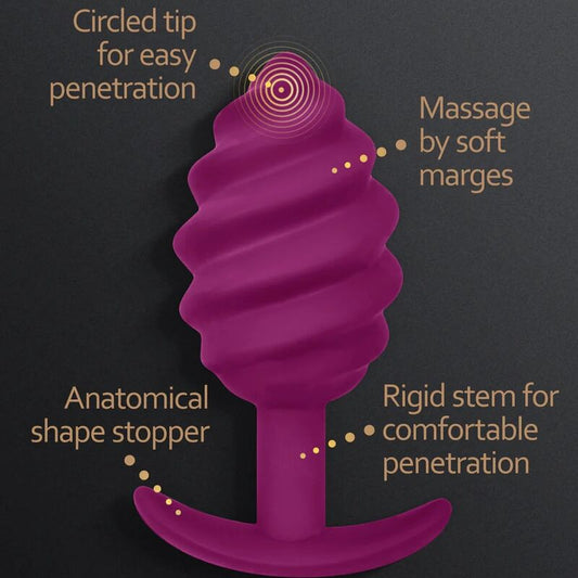 G-VIBE - GPLUG TWIST 2 ANALPLUG LILA