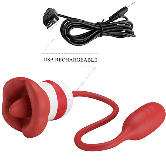 PRETTY LOVE - MASTURBATEUR BOUCHE ROUGE ALIYAH