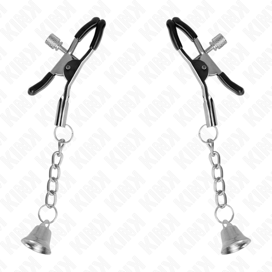 KINK - PINCES À TÉLÉTON PENDENTIF CLOCHE ARGENT 6 CM