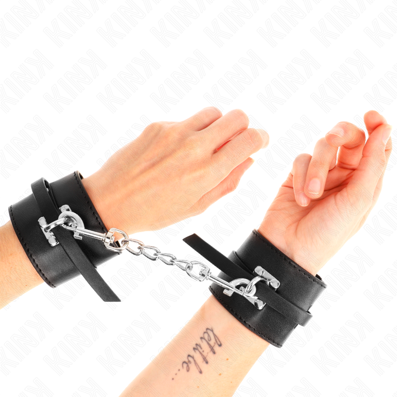 KINK – VERSTELLBARE SCHWARZE, ABSCHLIEßBARE HANDGELENKSTÜTZE DELUXE 14,5–21 CM X 6 CM