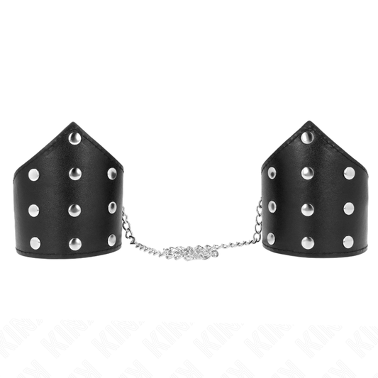 KINK – ARMBÄNDER IM BLACK DOT-STIL MIT VERSTELLBARER KETTE 17-23 CM X 8,5 CM