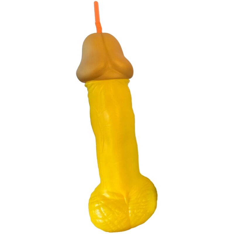 DIABLO PICANTE – GELBES KUNSTSTOFF-PENISGLAS