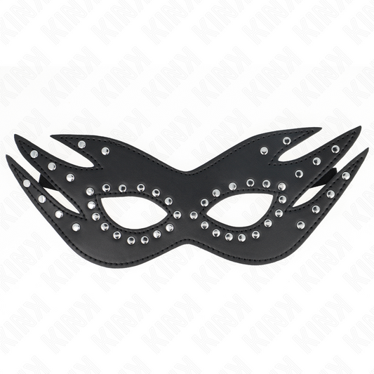 KINK – LEDERMASKE MIT NIETEN MODELL 3 26 x 9,5 CM