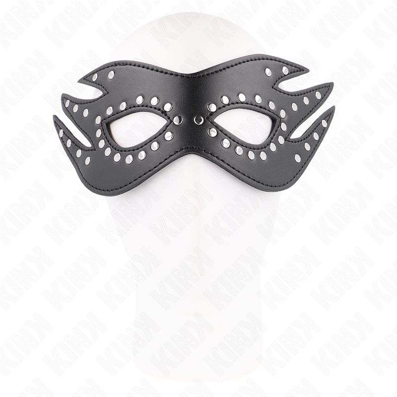 KINK – LEDERMASKE MIT NIETEN MODELL 3 26 x 9,5 CM