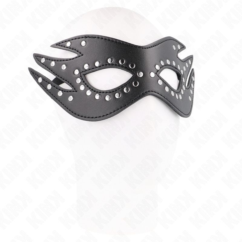 KINK – LEDERMASKE MIT NIETEN MODELL 3 26 x 9,5 CM