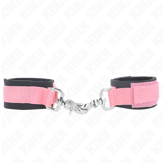 KINK – VERSTELLBARE ROSA NEOPREN-ARMBÄNDER, VERSTELLBAR 22–34 CM