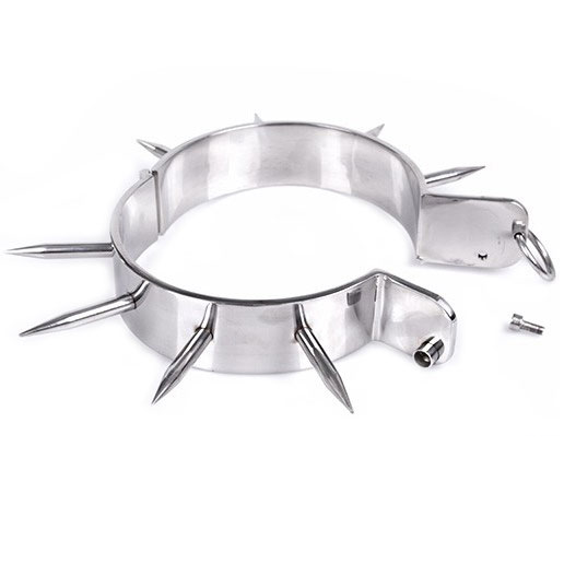HARTES METALL – BDSM-SKLAVENHALSBAND MIT SPIKES