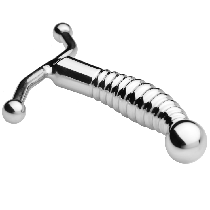 PROSTATISCHES MASSAGER AUS METALLHARTEM STAHL
