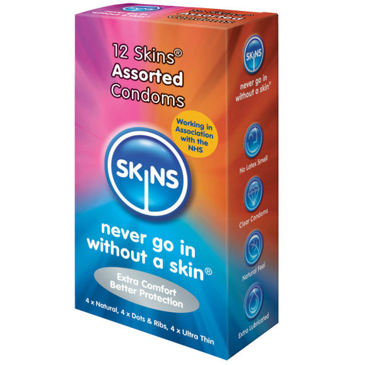 SKINS – SORTIERTE KONDOME 12ER-PACKUNG