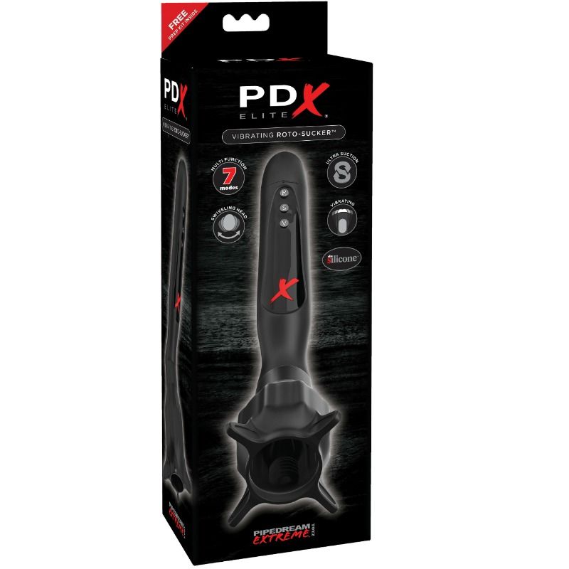 PDX ELITE – VIBRIERENDER ROTO-SAUGNAPF