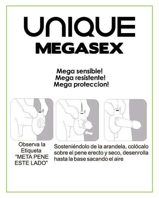 UNIQ - MEGASEX LATEXFREI SENSITIVE KONDOME 3 EINHEITEN