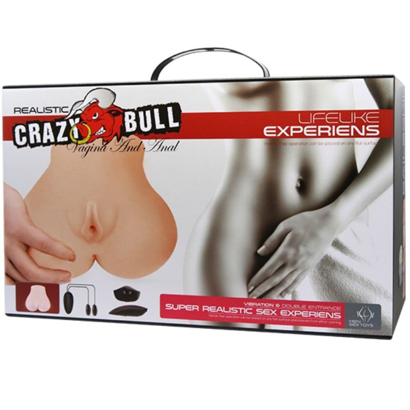 CRAZY BULL – REALISTISCHE VAGINA UND ANUS MIT VIBRATIONSPOSITION 7