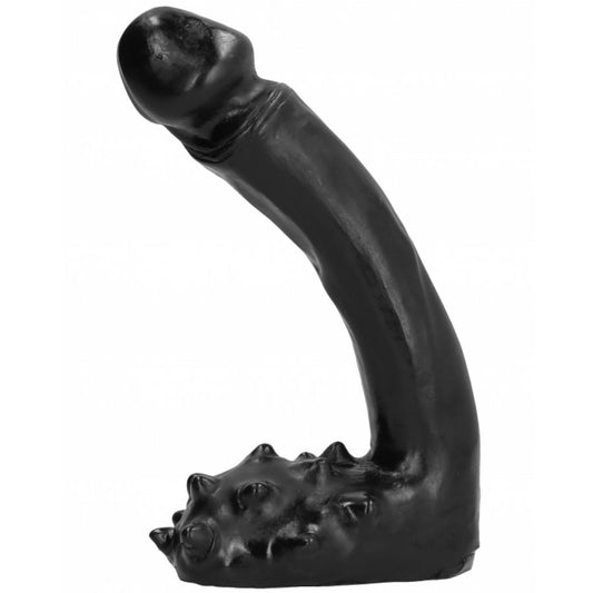 GANZ SCHWARZ - REALISTISCHER DILDO 19 CM