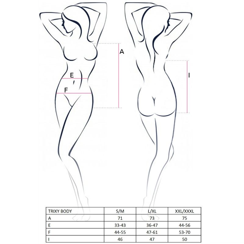 PASSION – DAMEN-TRIXY-TEDDY SCHWARZ GRÖSSE S/M