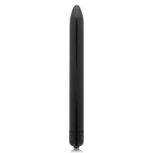 GLÄNZEND – SCHLANKER SCHWARZER VIBRATOR