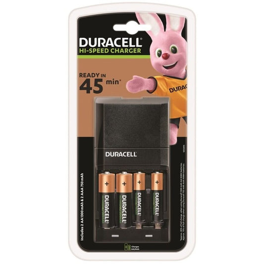 DURACELL - LADEGERÄT 45MIN. + 2xAA 1700mAh + 2xAAA 750mAh