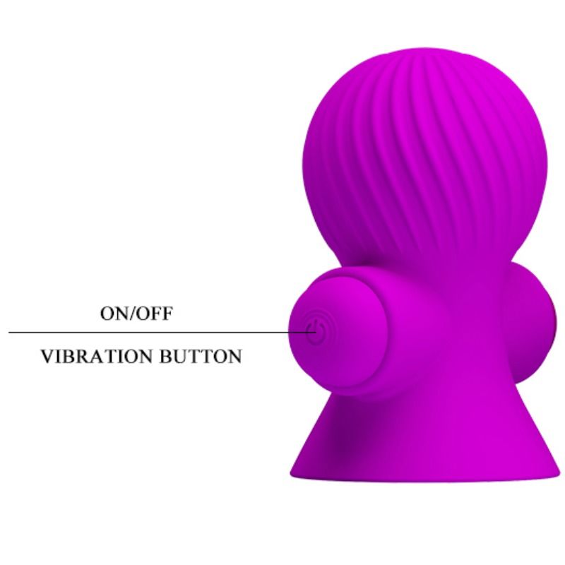 PRETTY LOVE - NIPPELSTIMULATOREN 12 VIBRATIONSMODI FLIEDER