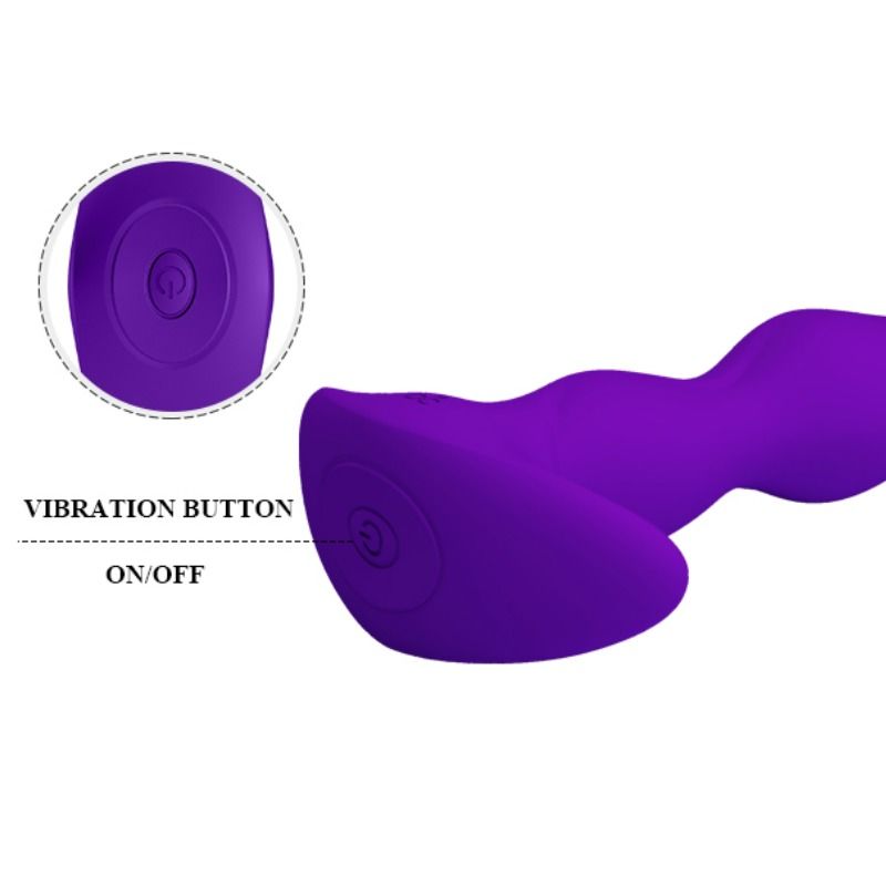 PRETTY LOVE - ANALMASSAGER 12 VIBRATIONSMODI FLIEDER