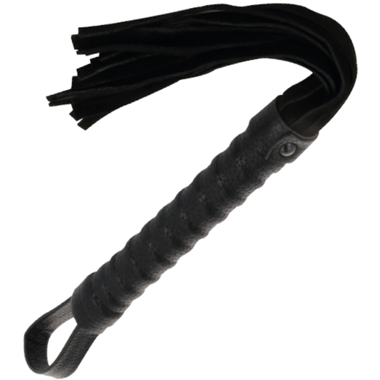 DARKNESS – SCHWARZE BONDAGE-PEISTE MIT LEDERGRIFF