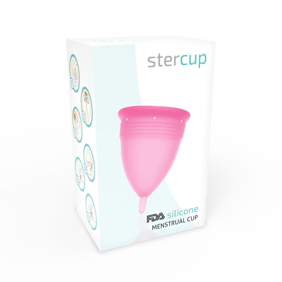 STERCUP – ROSA FDA-MENSTRUALCUP AUS SILIKON – GRÖSSE S