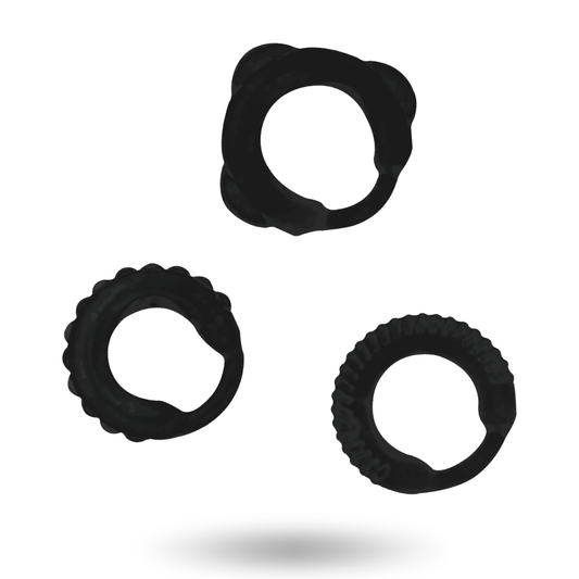 ADDICTED TOYS – SCHWARZES C-RING-SET