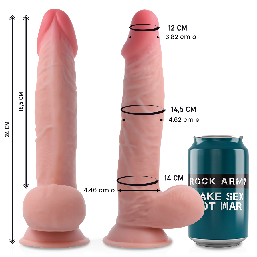ROCKARMY - SHERMAN ROCKARMY DOPPELTE DICHTE 24 CM -O- 4,62 CM