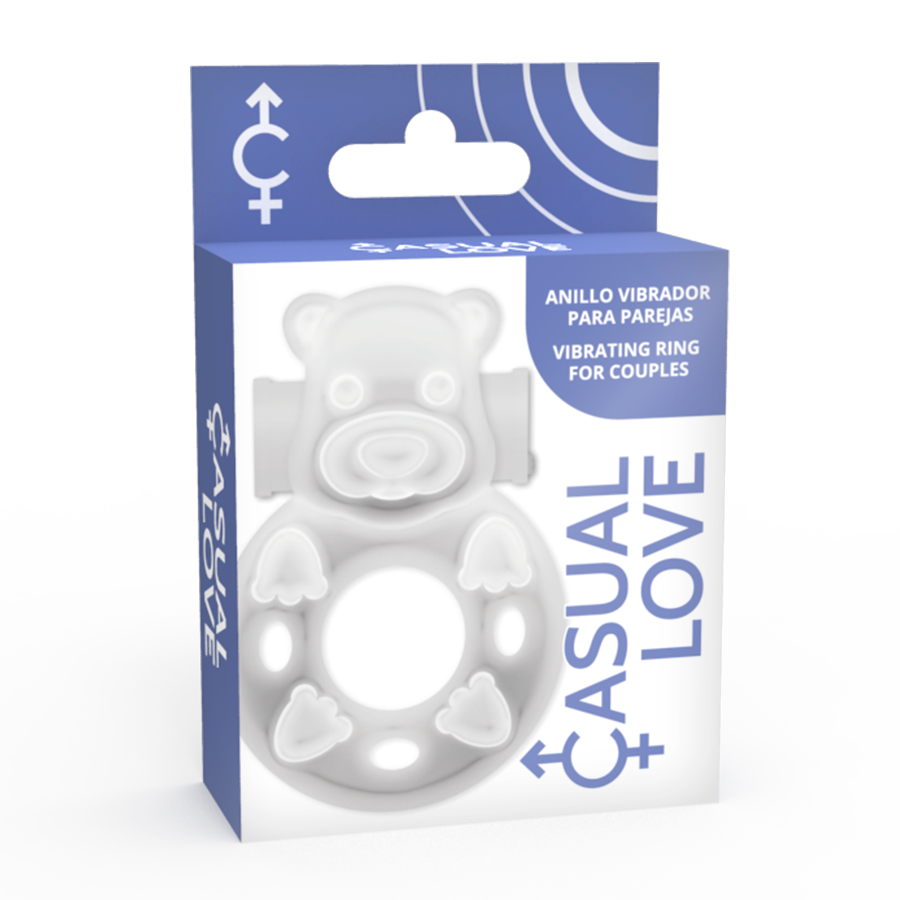 LÄSSIGE LIEBE – 26 TRANSPARENTER BUNNY-VIBRATORRING