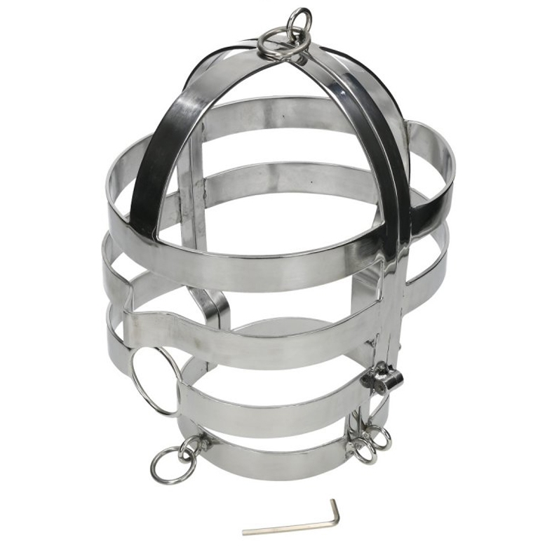 METALLHART - MASKE MIT STAHLKRAGEN