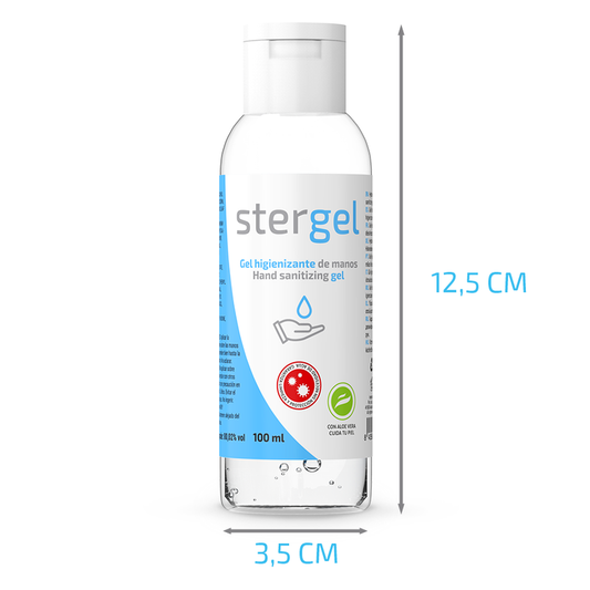 STERGEL – HYDROALKOHOLISCHES HÄNDESANITISIERUNGSGEL ALOE VERA 100ML