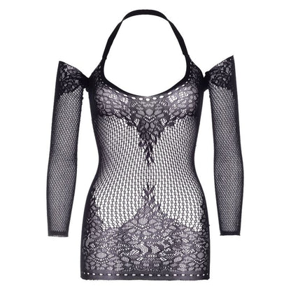 LEG AVENUE - TWIST HALTER DENTELLE MINI ROBE TAILLE UNIQUE