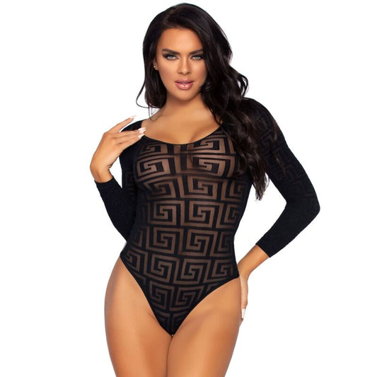 LEG AVENUE – MOSAIC SNAP CROTH BODY, EINE GRÖSSE