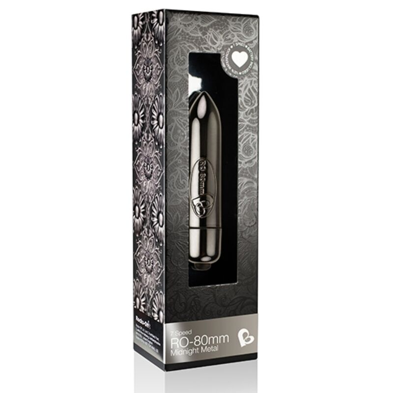 ROCKS-OFF – MIDNIGHT METAL RO-80MM VIBRATIONSBALL