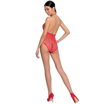 LEIDENSCHAFT - FRAU BS087 BODYSTOCKING ROJO TALLA UNICA