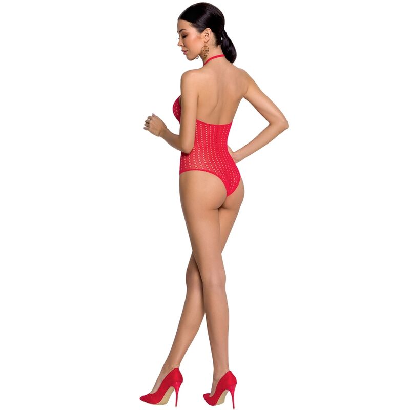 PASSION – DAMEN BS088 SCHWARZER BODYSTOCKING, EINE GRÖSSE